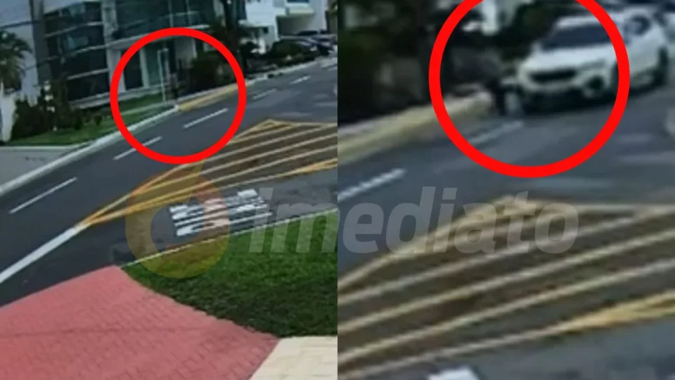 URGENTE: Câmera mostra que Ângela Bulbou olhou para o carro e atravessou antes de ser atropelada em condomínio de luxo em Manaus