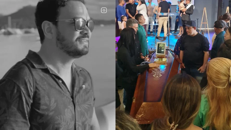 Amigos e familiares se despedem de Fernando Grandêz durante velório e pedem justiça após naufrágio no Encontro das Águas