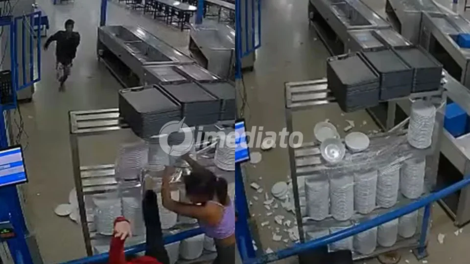 VÍDEO: Vândalos invadem e destroem restaurante comunitário após o encerramento do atendimento