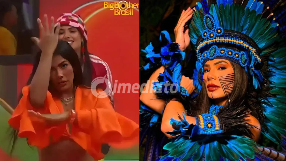 Marciele Albuquerque, Cunhã-Poranga do Caprichoso, performa ‘Guerreira das Lutas’ no BBB 26