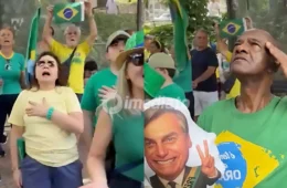 VÍDEO: Apoiadores de Jair Bolsonaro promovem o ‘Bloco da Anistia’ nas ruas de BH