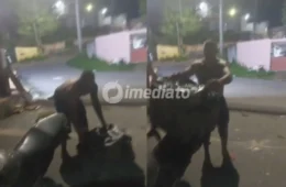 VÍDEO: Entregador por aplicativo reage após ser agredido por morador durante entrega em Manaus