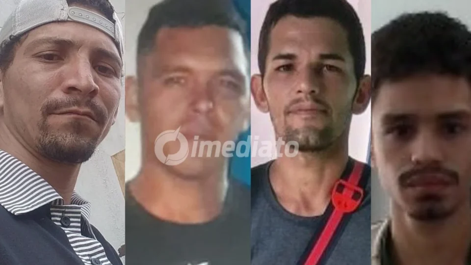 PC-AM divulga imagens de quatro homens desaparecidos em Manaus e pede apoio da população