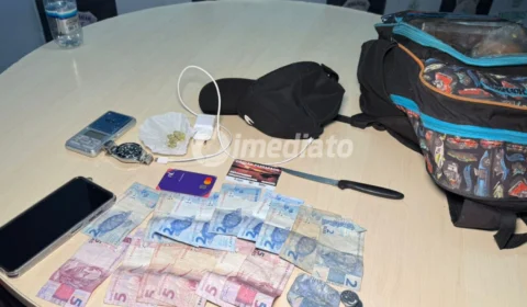 ROMU prende homem por tráfico de drogas durante patrulhamento no Centro de Manaus