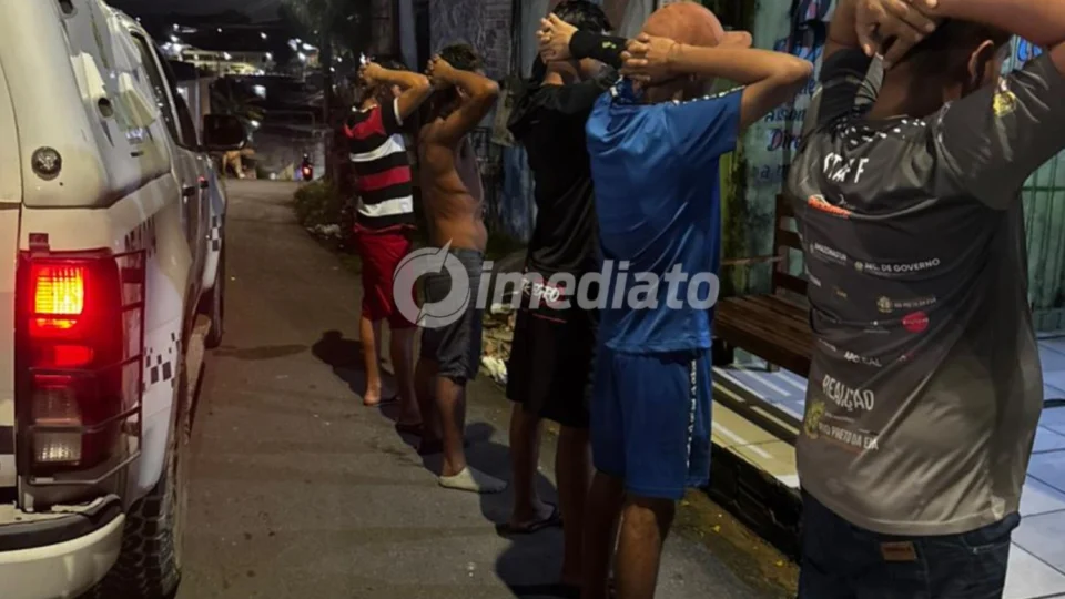 Operação policial reforça segurança e resulta em prisões por apologia ao crime durante ‘foguetório’ em várias zonas de Manaus