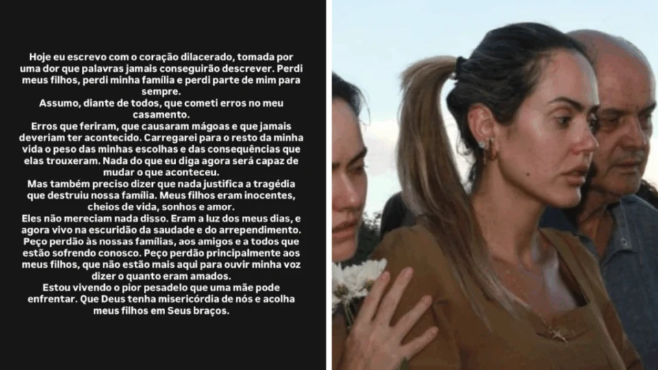 Mãe dos meninos mortos pelo pai em Itumbiara desabafa: “Eram inocentes”