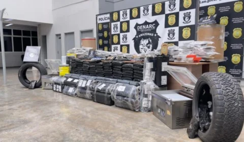 Polícia prende quatro homens e apreende mais de 200 quilos de drogas em Manaus