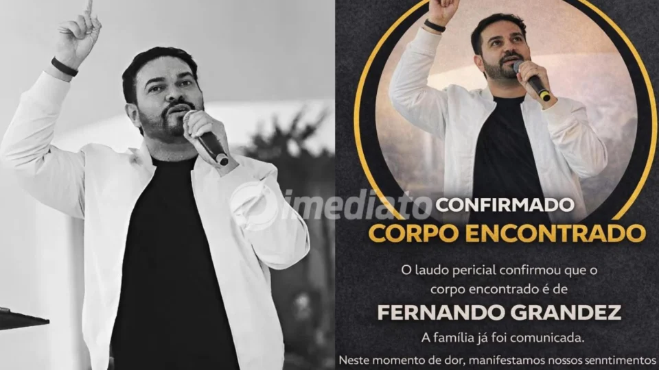 Corpo de cantor Fernando Grandêz é identificado após naufrágio no Encontro das Águas