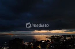 Manaus segue em alerta severo para risco de deslizamento de terra durante forte chuva na noite desta quarta-feira