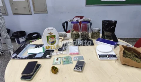 Casal é preso com dois quilos de maconha durante abordagem do BPTRAN em Manaus