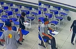 VÍDEO: Colaborador da limpeza emociona ao ajudar aluno com tarefa após o fim da aula em escola