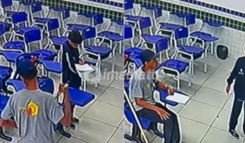 VÍDEO: Colaborador da limpeza emociona ao ajudar aluno com tarefa após o fim da aula em escola