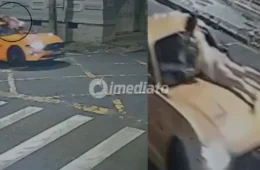 VÍDEO: Homem é preso após arrastar ex-companheira sobre capô de carro em Avenida