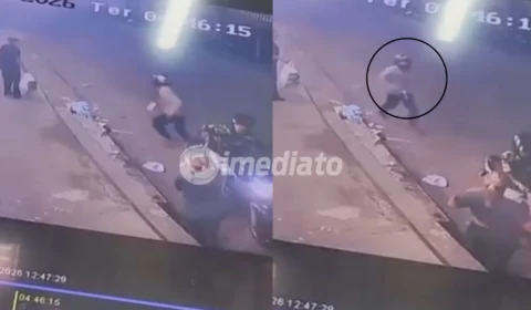 VÍDEO: Criminosos em motocicleta assaltam duas mulheres a caminho do trabalho no bairro São José
