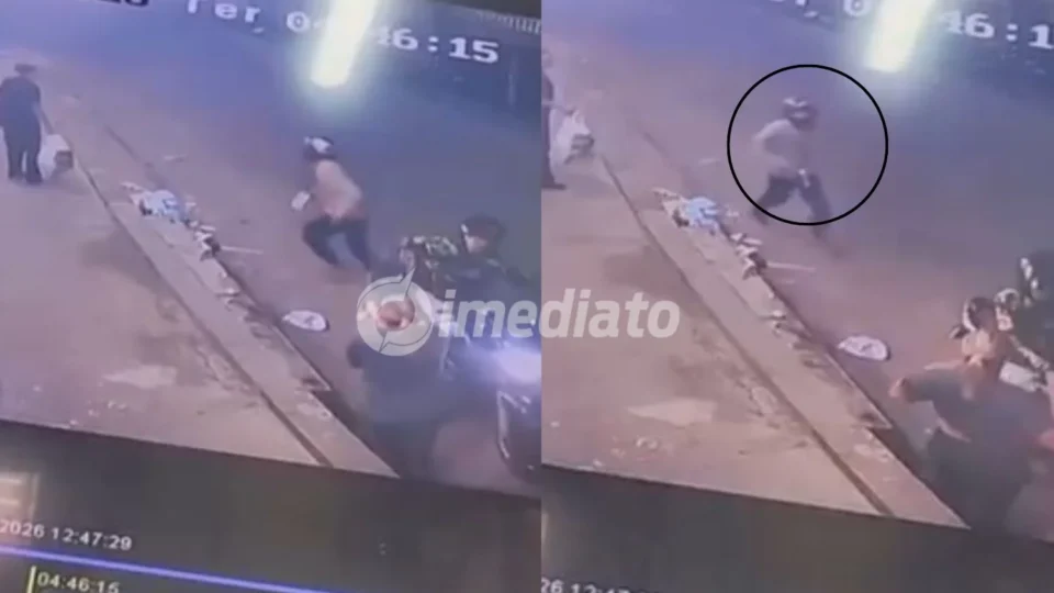 VÍDEO: Criminosos em motocicleta assaltam duas mulheres a caminho do trabalho no bairro São José