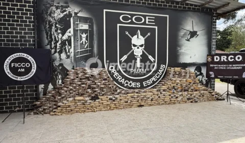 Operação no Rio Negro apreende mais de 1 tonelada de drogas, armas e prende cinco pessoas, entre elas três PMs