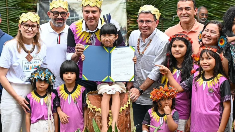 Vice-governador Tadeu de Souza destaca ampliação da Educação indígena no Amazonas durante agenda com ministro da Educação em Iranduba