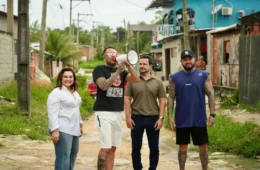 Salazar entra na pré-campanha da Professora Maria do Carmo : ‘Daquele jeitão!’