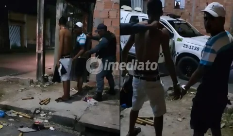 VÍDEO: Dupla é presa por suspeita de apologia ao crime durante queima de fogos em Manaus