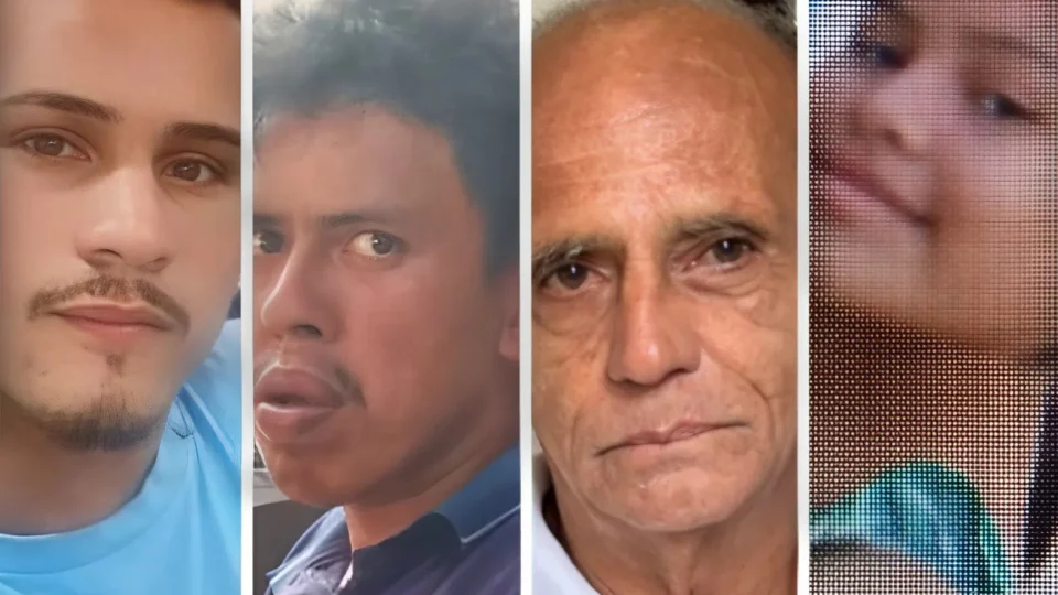 PC-AM divulga imagens de quatro pessoas desaparecidas em áreas distintas de Manaus