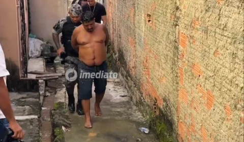 VEJA VÍDEO: vulgo ‘Sombra’ é preso em operação contra tráfico no bairro Redenção, em Manaus