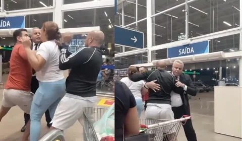 Briga dentro de supermercado provoca correria e tensão em Goiás