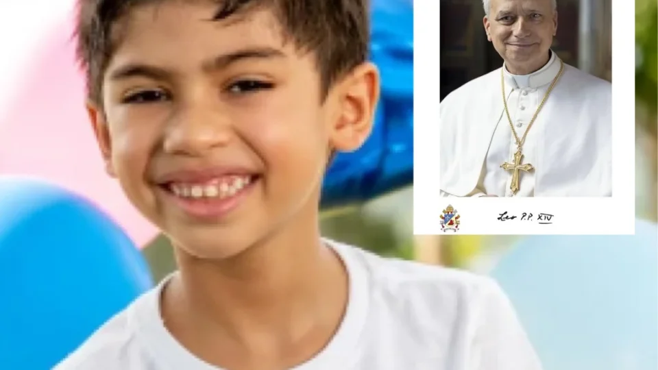 “Trouxe paz ao nosso coração”: família de Benício recebe carta do Papa após tragédia
