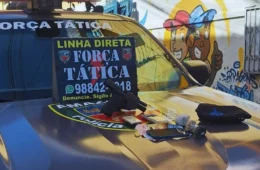 Arma de policial militar é recuperada durante operação no bairro Coroado, em Manaus