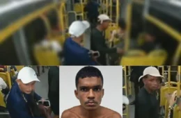 Polícia procura trio que assaltou ônibus do transporte coletivo da linha 350, em Manaus