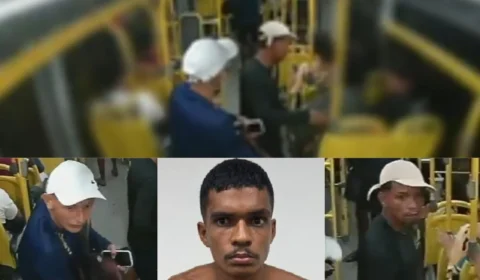 Polícia procura trio que assaltou ônibus do transporte coletivo da linha 350, em Manaus