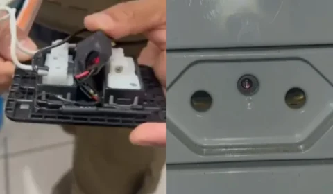 Funcionária encontra microcâmera escondida em banheiro de empresa apontada para vaso sanitário