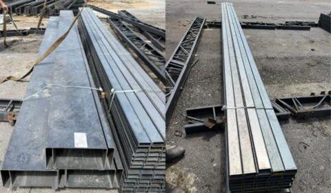 Dupla é presa suspeita de furtar estruturas metálicas de empresa e causar prejuízo de R$ 50 mil em Manaus