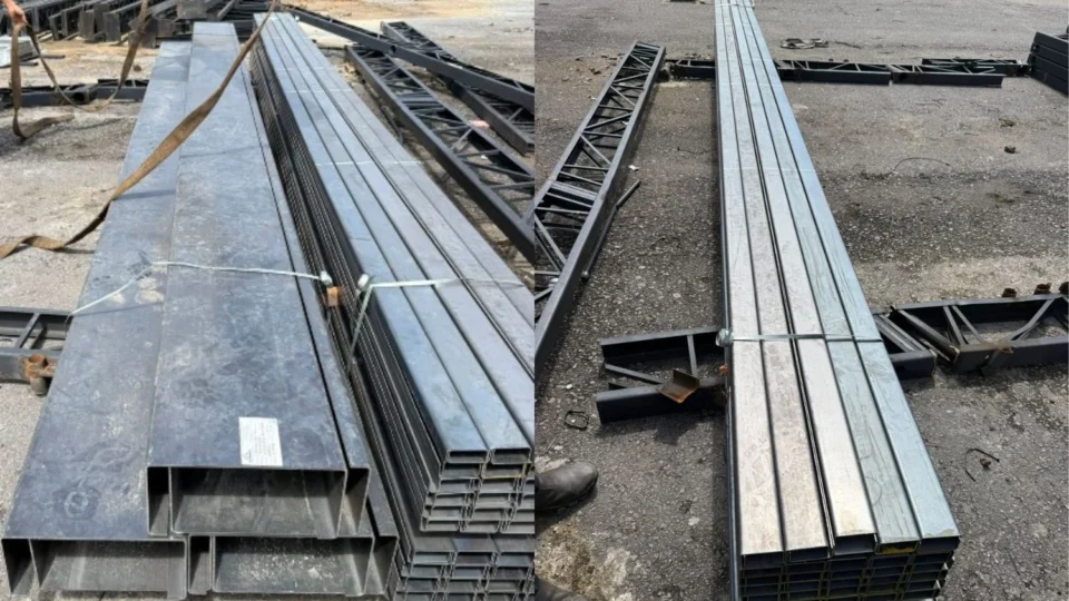 Dupla é presa suspeita de furtar estruturas metálicas de empresa e causar prejuízo de R$ 50 mil em Manaus