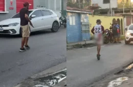 CENAS FORTES: perseguição com faca termina com homem esfaqueado no Mauazinho em Manaus