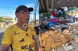 Comerciante é obrigado a retirar banquinha de pastel por causa da falta de coleta de lixo no Jorge Teixeira