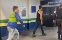 Motorista com suspeita de embriaguez causa acidente, tenta fugir e quase é linchado na Av. das Torres