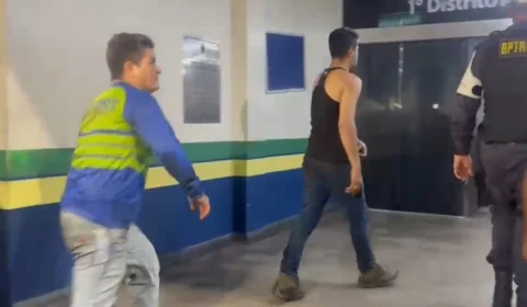 Motorista com suspeita de embriaguez causa acidente, tenta fugir e quase é linchado na Av. das Torres