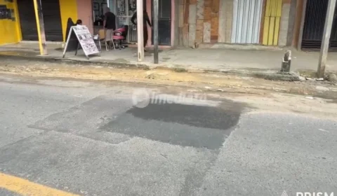 Buraco assassino é fechado no bairro Gilberto Mestrinho após denúncias e série de acidentes