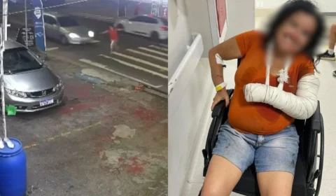 Vídeo: Idosa é arremessada após ser atropelada na faixa de pedestres no Parque 10 em Manaus
