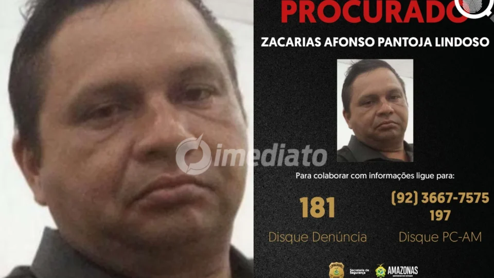 PC-AM divulga imagem de homem procurado por estupro de vulnerável contra filha no interior do Amazonas