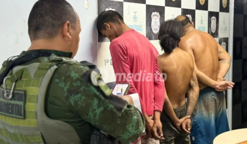 Batalhão Ambiental prende trio com armas e drogas durante operação na zona sul de Manaus