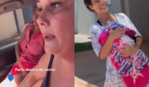 VÍDEO: Mulher socorre amiga grávida e bebê nasce dentro de carro a caminho do hospital