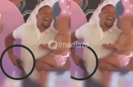 VÍDEO: Pai saca simulacro de arma durante parabéns de aniversário de 2 anos da filha e gera polêmica