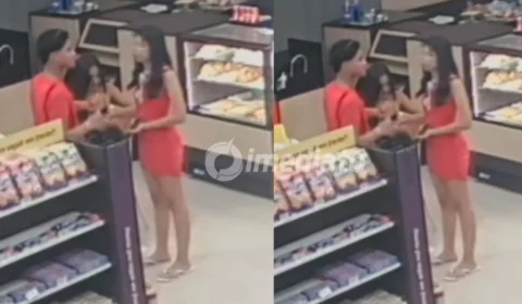 Polícia Civil divulga imagens de três pessoas procuradas por dopar e roubar residência de homem no bairro Flores