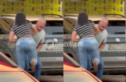 VÍDEO: Policial penal é agredido em via pública pela companheira após suspeita de traição