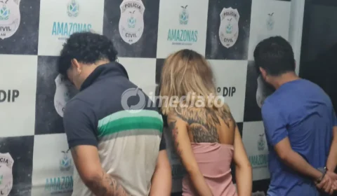 VÍDEO: ROCAM prende trio envolvido em assalto a loja no Adrianópolis após denúncias e ação do sistema Paredão