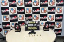 ROCAM prende três homens e apreende pistola após denúncia no bairro Cidade de Deus