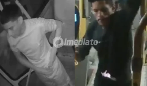 PC-AM pede ajuda para identificar dupla de criminosos que assaltou ônibus da linha 418 em Manaus