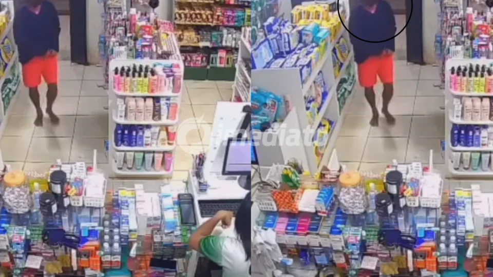 VÍDEO: Criminoso invade drogaria e rende funcionárias no interior do Amazonas