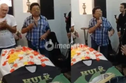 VÍDEO: Nunes Filho presta homenagem a falecido ao se apresentar durante velório em Manaus